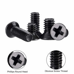 250/500pcs Laptop Screw Set – M2 M2.5 M3 Flat Head Phillips Screws Kit for Computers