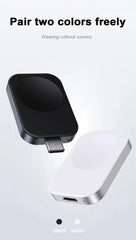 Smart Watch Wireless Charger Mini Type-C Male/Female Charge Pad for Apple Watch 10/9/8/7/6/5/4/3/2 Series SE Fast Charging Dock