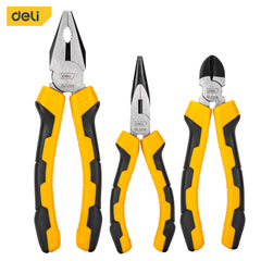 Deli Universal Wire Cutter & Combination Pliers – Professional Electrician Hand Tool