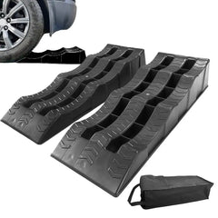 Car Leveling Ramps (2PCS) – RV Wheel Chocks & 3-Step Camper Leveling Blocks | Trailer Levelers for Motorhomes & Travel