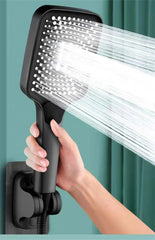 Adjustable Shower Head 3 Mode Rainfall Shower High Pressure Water Saving