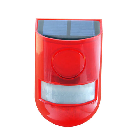 Solar Infrared Motion Sensor Alarm Waterproof Motion Sensor Detector Remote Control Multifunctional