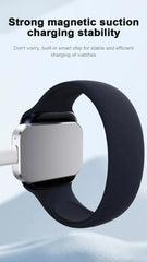 Smart Watch Wireless Charger Mini Type-C Male/Female Charge Pad for Apple Watch 10/9/8/7/6/5/4/3/2 Series SE Fast Charging Dock