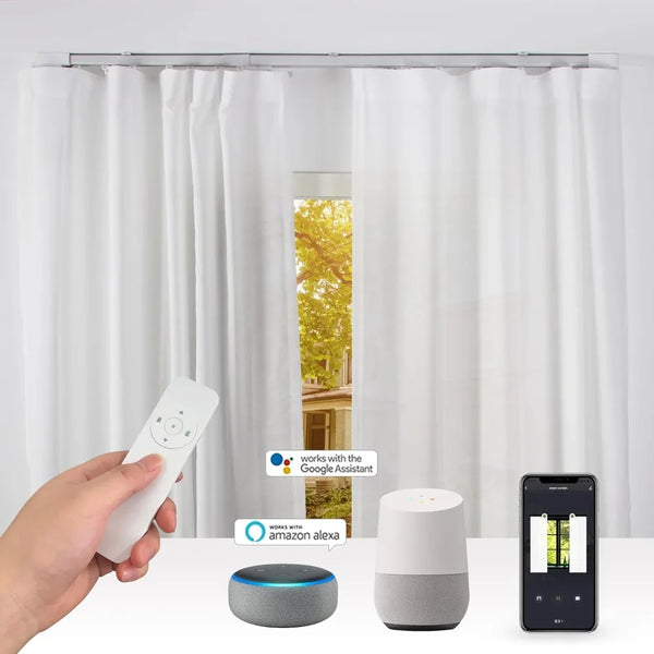 Smart Ceiling-Mounted Electric Curtain
