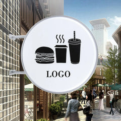 Bymaocar 24" Double-Sided LED Light Box – Waterproof Advertising Sign