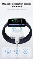 Smart Watch Wireless Charger Mini Type-C Male/Female Charge Pad for Apple Watch 10/9/8/7/6/5/4/3/2 Series SE Fast Charging Dock
