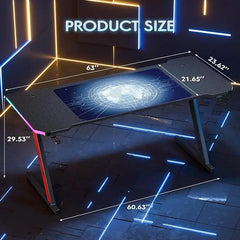 Z-Shaped Gaming Desk