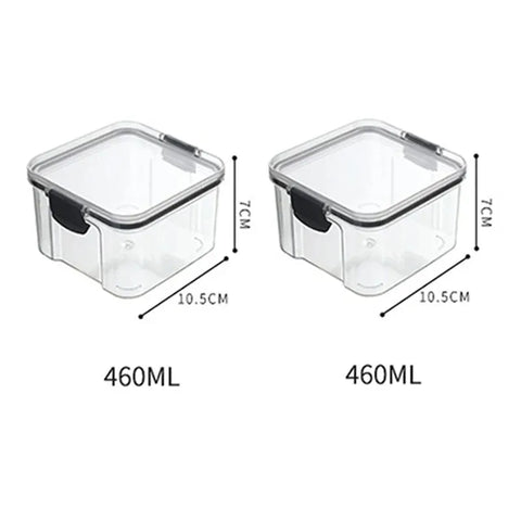Airtight Transparent Food Storage Containers