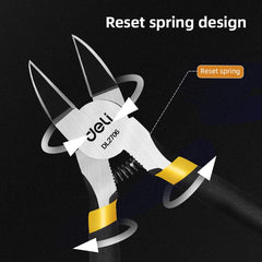 Deli Universal Wire Cutter & Combination Pliers – Professional Electrician Hand Tool