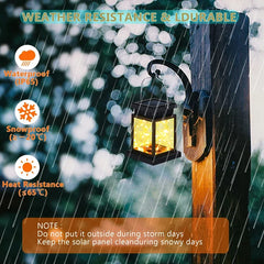 Solar LED Lantern Lights – Outdoor/Indoor Hanging Garden Lamps, Waterproof Decorative Candle Lights for Patio, Balcony & Yard
