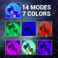 LED Sunset Lamp – Mood Projector & Nightlight