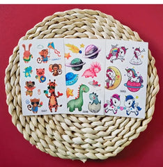 60PCS New Temporary Tattoo Sticker Waterproof Tattoos Festival Glitters Face Girls Boy Child Mini Fake Tattoo ZS157
