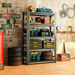 72"H x 36"W Heavy-Duty Garage Shelving Unit