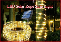 Solar Curtain Fairy Lights – Outdoor Waterproof String Light Garland