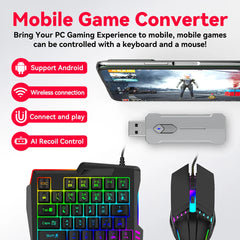 5-in-1 Bluetooth 5.3 Mouse & Keyboard Adapter for Gaming