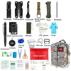 Tactical Survival First Aid Kit – Molle Emergency Trauma Bag