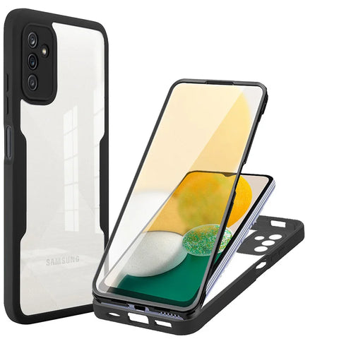 360 Full Body Screen Protector Transparent Case For Samsung Galaxy A10S A12 A13 A14 A15 A16 Double Sided Shockproof Phone Cover