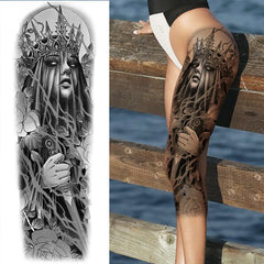 Full Arm Temporary Tattoo Sleeves for Men & Women – Realistic Fake Tattoos