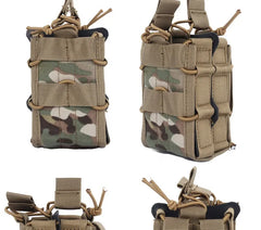 5.56/7.62 rifle double-layer large magazine Molle system double clip storage bag accessory bag hunting clothing accessories