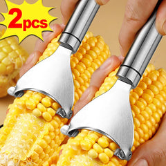 Stainless Steel Corn Peeler Serrated Corn Stripper Cutter