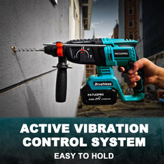 18V Brushless SDS Plus Rotary Hammer Drill – 4-Mode, Cordless (No Battery)