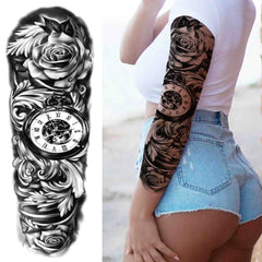 Full Arm Temporary Tattoo Sleeves for Men & Women – Realistic Fake Tattoos