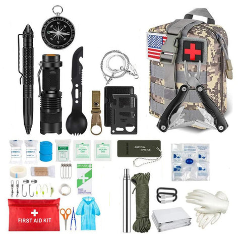 Tactical Survival First Aid Kit – Molle Emergency Trauma Bag