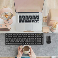 2.4G Wireless Silent Keyboard and Mouse Set