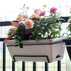 6L Hanging Balcony Railing Planter – Fence & Window Box Flower Pot
