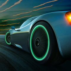1-20PCS Glowing Tire Valve Stem Caps | Car Bike Wheel Decor