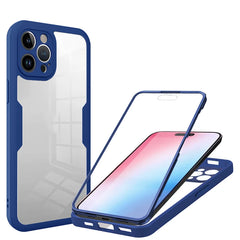 360 Full Body Screen Protector Transparent Case For Samsung Galaxy A10S A12 A13 A14 A15 A16 Double Sided Shockproof Phone Cover