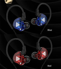 Original QKZ AK6 Copper Driver HiFi Wired Earphone Bass Stereo