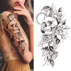 Full Arm Temporary Tattoo Sleeves for Men & Women – Realistic Fake Tattoos