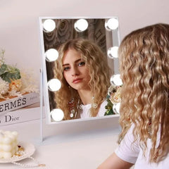 LED Makeup Mirror with 10x Magnifier