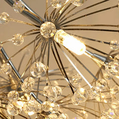 Modern Dandelion Crystal LED Wall Sconce – Firework Light Fixture