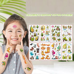 60PCS New Temporary Tattoo Sticker Waterproof Tattoos Festival Glitters Face Girls Boy Child Mini Fake Tattoo ZS157