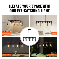 VEVOR 4-Light Kitchen Island Pendant