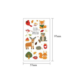 30pcs Temporary Tattoos for Children Unicorn Mermaid Car Fruit Cartoon Tattoo Stickers for Hand Body Fake Tattoo Waterproof