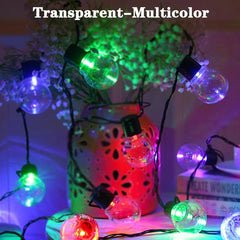 G50 LED Solar Fairy String Lights – Outdoor Ambient Decor