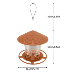 Window Wild Bird Feeder House – Transparent Plastic, Hanging