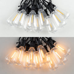 ST38 Outdoor String Lights – Connectable, Shatterproof, Waterproof LED Garland