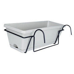 6L Hanging Balcony Railing Planter – Fence & Window Box Flower Pot