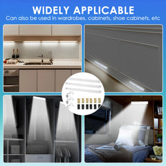 3PCS RV Step Lights – LED Cabinet & Stair Lights with Motion Sensor, USB Rechargeable, 3 Light Modes