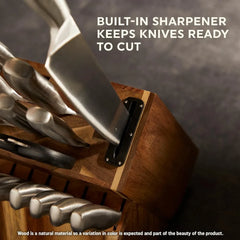 Insignia 18-PC Kitchen Knife Block Set