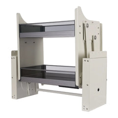 2-Tier Pull-Down Kitchen Cabinet Rack