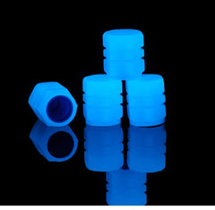 1-20PCS Glowing Tire Valve Stem Caps | Car Bike Wheel Decor
