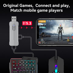 5-in-1 Bluetooth 5.3 Mouse & Keyboard Adapter for Gaming