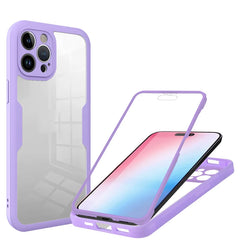 360 Full Body Screen Protector Transparent Case For Samsung Galaxy A10S A12 A13 A14 A15 A16 Double Sided Shockproof Phone Cover