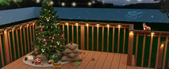 16-Pack Outdoor Solar Deck Lamp