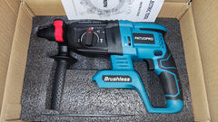 18V Brushless SDS Plus Rotary Hammer Drill – 4-Mode, Cordless (No Battery)